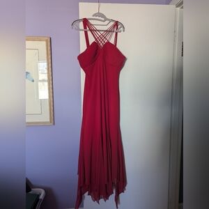 EXPO Elegant Red Evening Dress